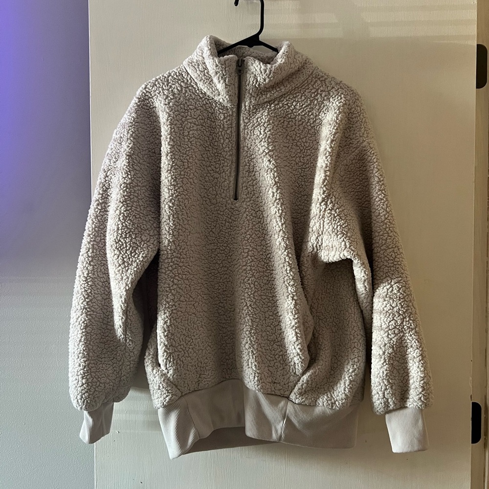 American Eagle Quarter Zip Sherpa